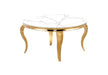 Table Basse Ronde Marbre Blanc NEO - Thablea