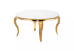 Table Basse Ronde Verre Blanc NEO - Thablea